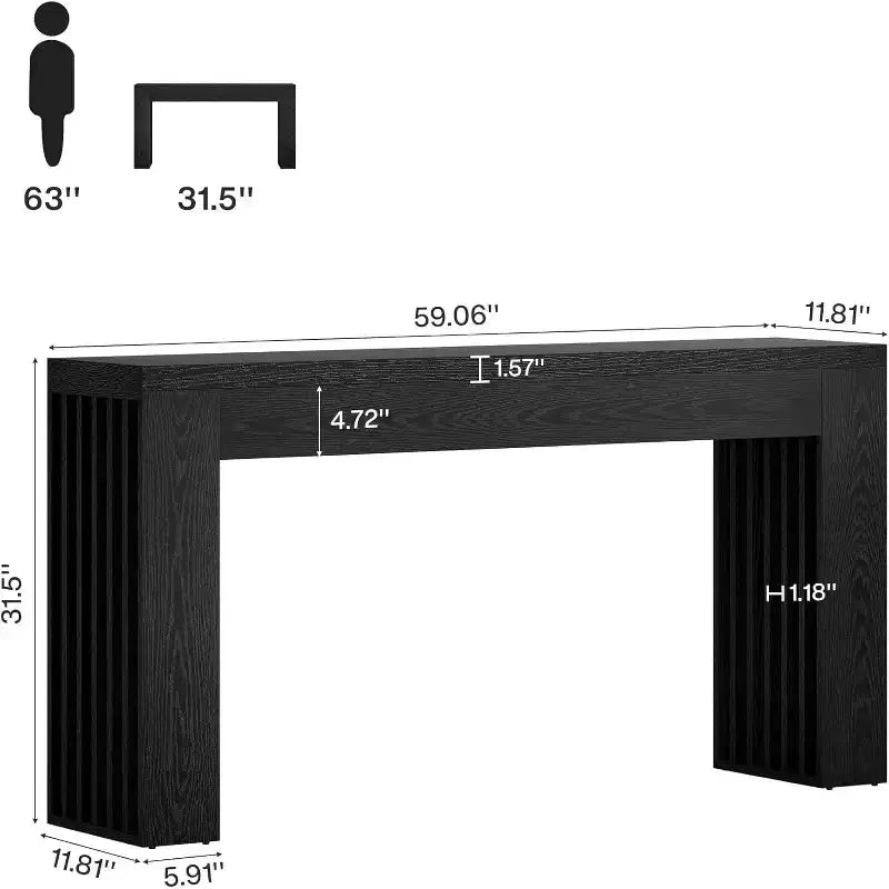 59, Inch Console Table for Living Room