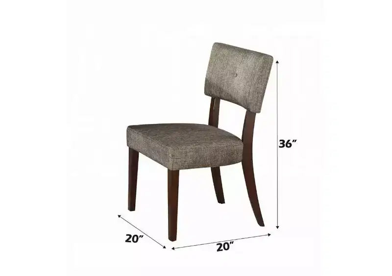 Matt Modern 5, Set tavolo da pranzo in legno con 4 sedie imbottite