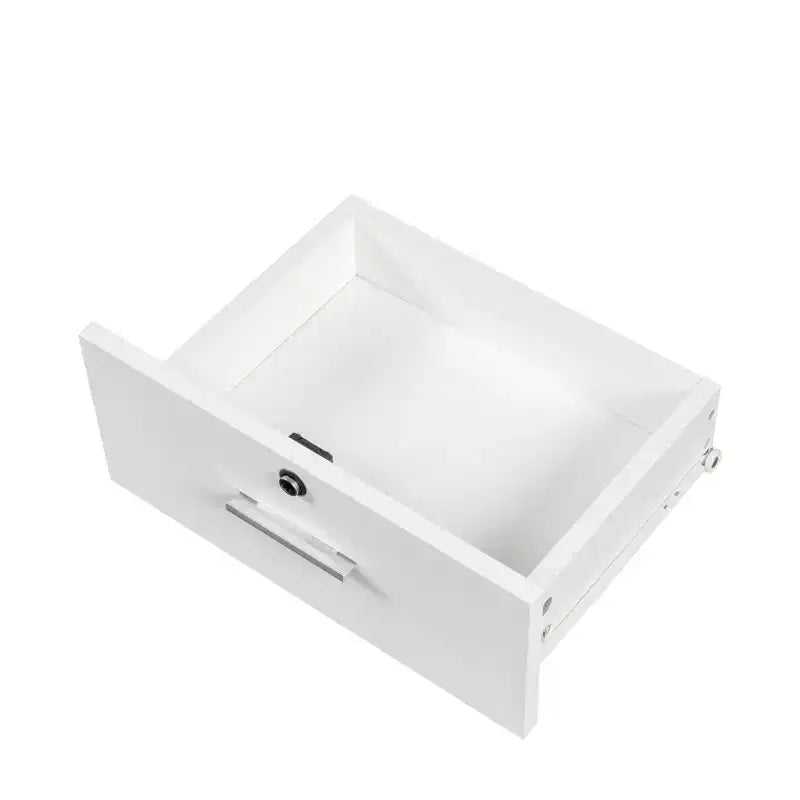 White modern simple hair desk, multi, layer storage, large storage space