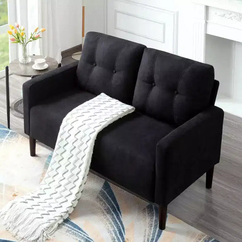 Divano a due posti 51.2in, divano a due posti moderno, divano imbottito elegante per soggiorno