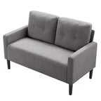 Divano a due posti 51.2in, divano a due posti moderno, divano imbottito elegante per soggiorno
