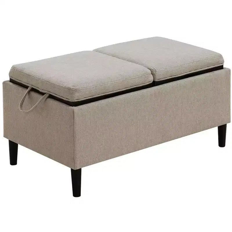 Comfort Magnolia Storage Ottoman with Trays