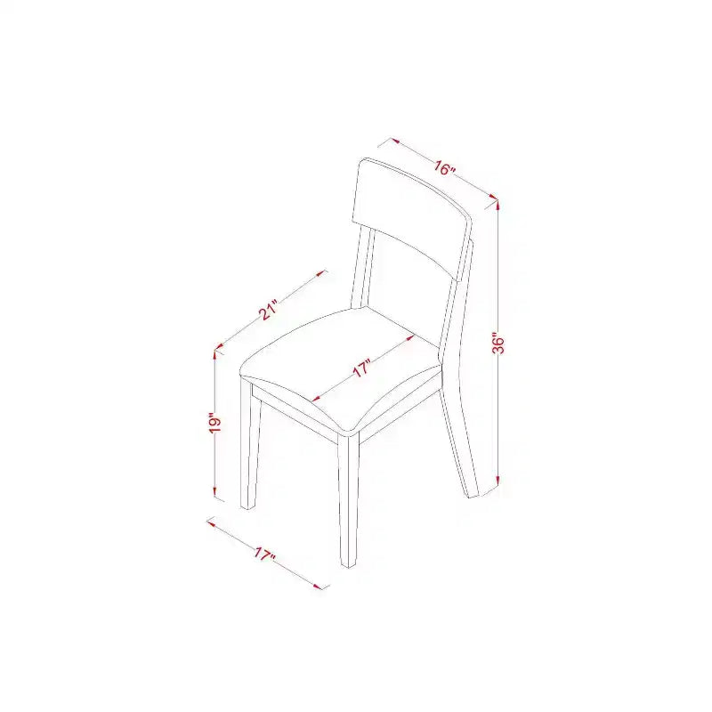 Set Sala da Pranzo da 5 pezzi con piano in legno massello finitura Linen White, con ribalta, 4 posti a sedere