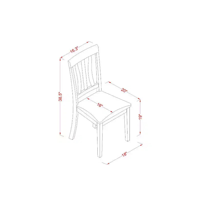 Kitchen Table Set with 2 Chairs, Dining Table and Chair Set for Small Spaces