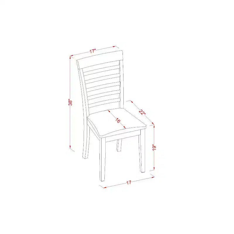 Rustic Dinette Set, Small Kitchen Table & Chairs, Ranch Style Dining Room Set