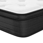 Materasso Ibrido Matrimoniale da 8 Pollici con Memory Foam, Molle Insacchettate, Media Rigidità