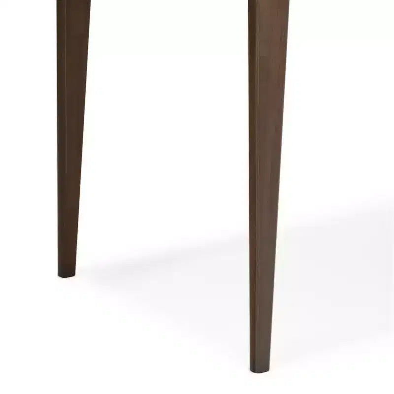 Scrivania piccola Pearson, marrone noce, stile direzionale da 48", vassoio per tastiera, schedario