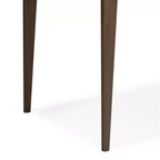 Scrivania piccola Pearson, marrone noce, stile direzionale da 48", vassoio per tastiera, schedario