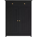 Yaheetech Wooden Bathroom Cabinet with Adjustable Shelf