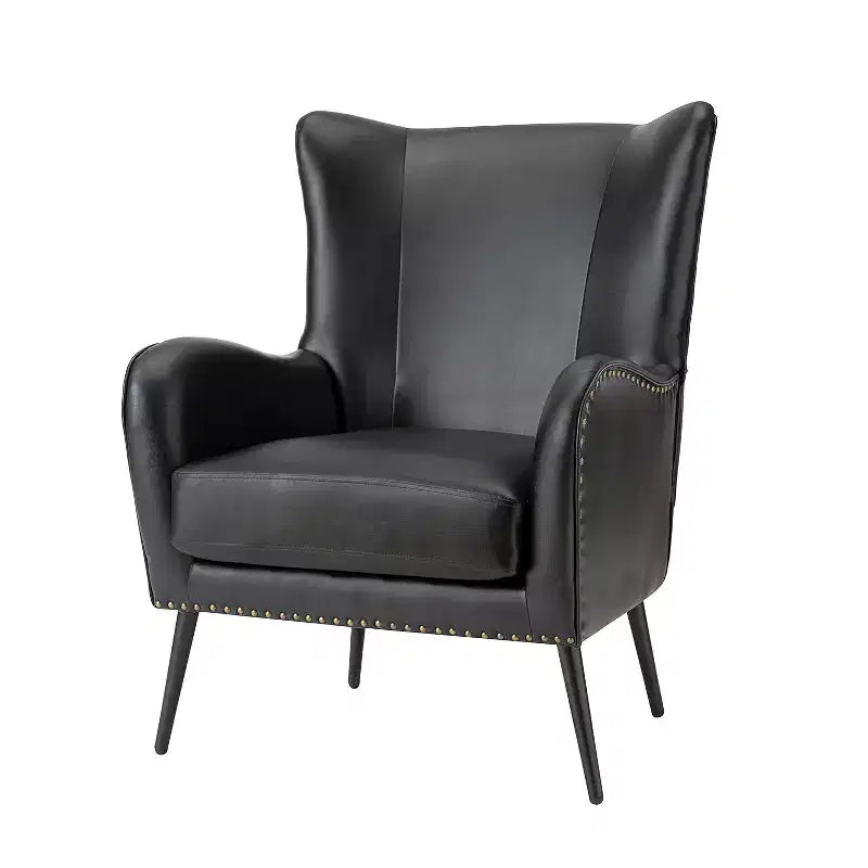 Harpocrates Classic Armchair with wingback and nailhead trim